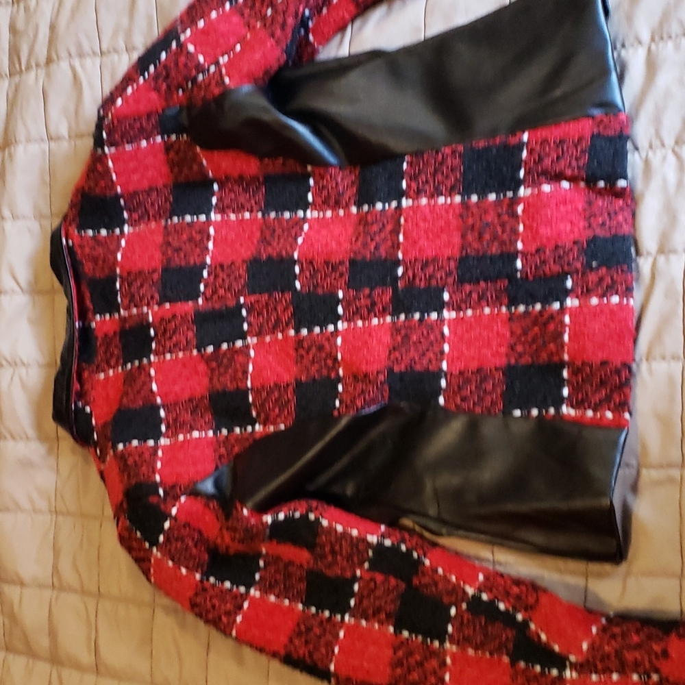 Fashion Mia knit & leather Jacket - Picture 4 of 6